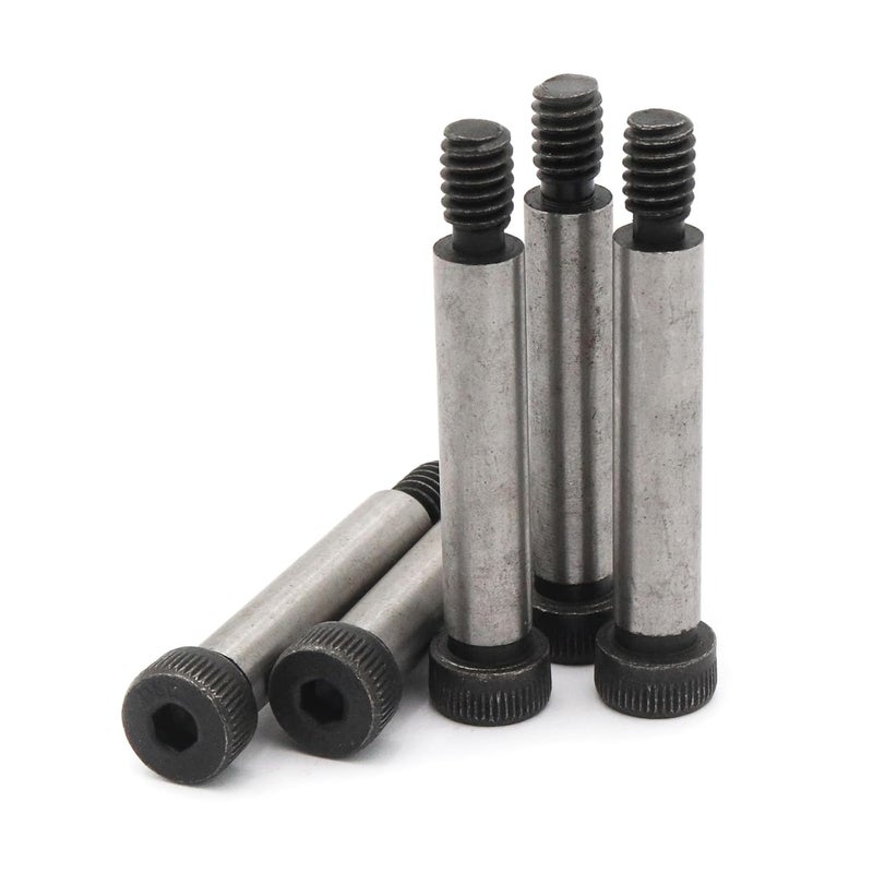 SCXCLY 10pcs Alloy Steel Shoulder Bolt, Ф5/16'' × 1-1/2'' (1/4-20) Hex Socket Shoulder Bolt, Alloy Steel, Oxidation Blackening (Black) - Image 1